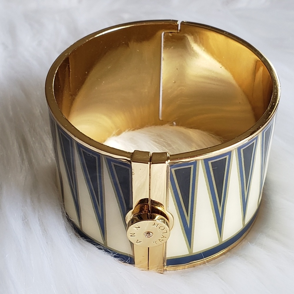 Ann Taylor tribal geo cuff bracelet